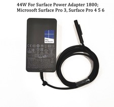 Genuine OEM 44W Microsoft 1800 Surface Pro Charger Surface Pro 3/4/5/6/7 Cord