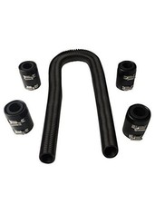 48 Stainless Steel Radiator Universal Flexible Coolant Water Hose Kit With Caps