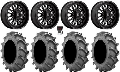 Fuel ARC 18'' Wheels Black 33x8 (4ply) BKT 171 Tires Yamaha YXZ (2019+)