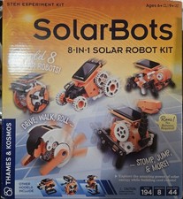 Thames Kosmos SolarBots: 8-in-1 Solar Robot STEM Experiment Kit NIB
