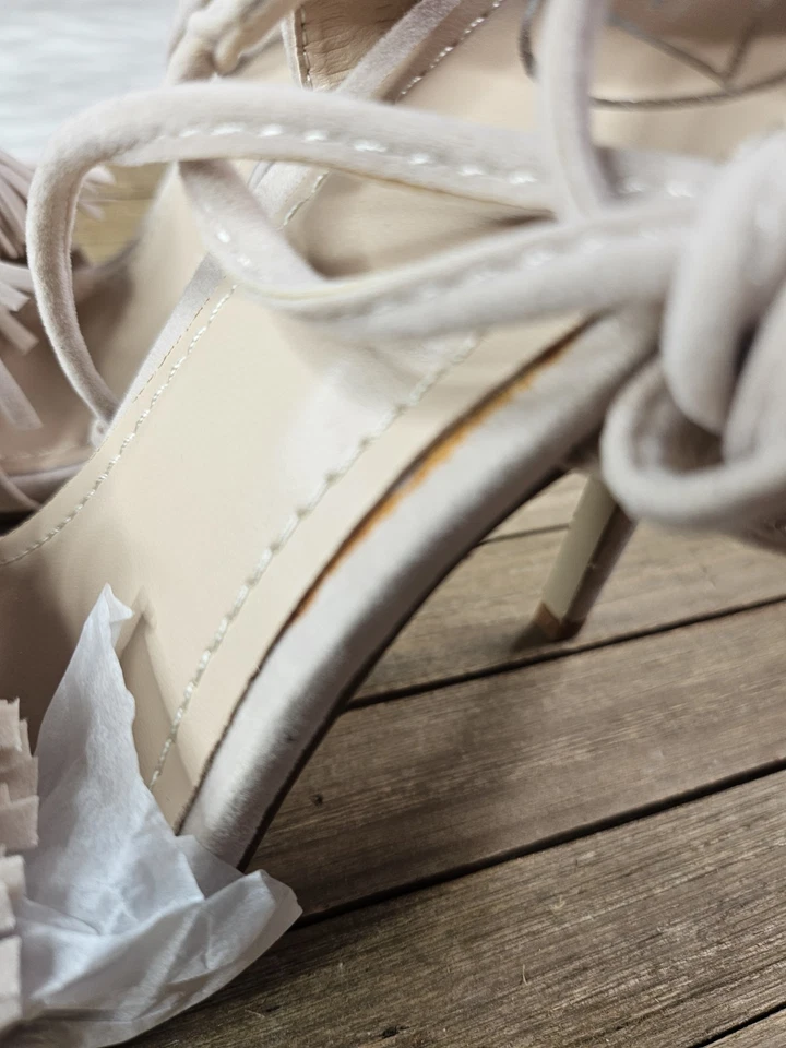 Sandalias de tacón Missguided para mujer detalle apenas hay (5) nuevo defecto Foto 2 de 4