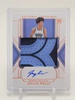 JAYLEN WELLS 2024-25 NATIONAL TREASURES RPA ROOKIE PATCH AUTO ORANGE /75 Q1300