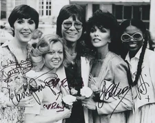 Cliff Richard, Joan Collins Elaine Paige Anita Harris + 1 HAND Signed 8x10 Photo