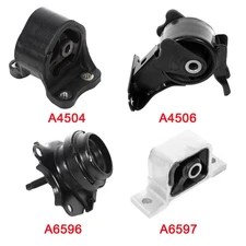 Engine Motor & Trans Mount For Honda CR-V 2.4L L4 02-06 A6597 A6596 A4504 A4506