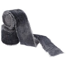 Dark Blue Velvet Ribbon, 1-1/2 Inch x 3 Yards Frayed Velvet Ribbon