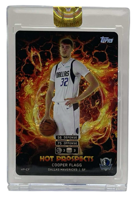 2025 Topps Match Attax Cooper Flagg Mavericks Hot Prospects Rookie 
