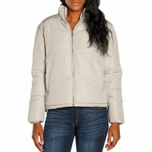 Three Dots Jackets \u0026 Coats | Nwt Three Dots Channeled Puffer Jacket Size XL Womens Beige Full Zip | Color: Cream | Size: XL | Smashyhoward's Closet