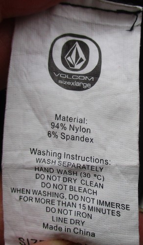 Volcom Anti UV Long Sleeve Shirt XL - Picture 7 of 8