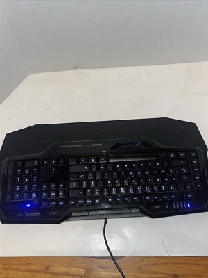 ROCCAT Isku FX Multi-Color Gaming Keyboard - Black ROC-12-901 (IL/RT6-17114-R...