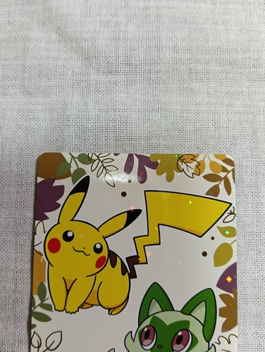 Pikachu Pokemon Pronto Promo Thank You Card Japanese Nintendo B4280 - Picture 2 of 10