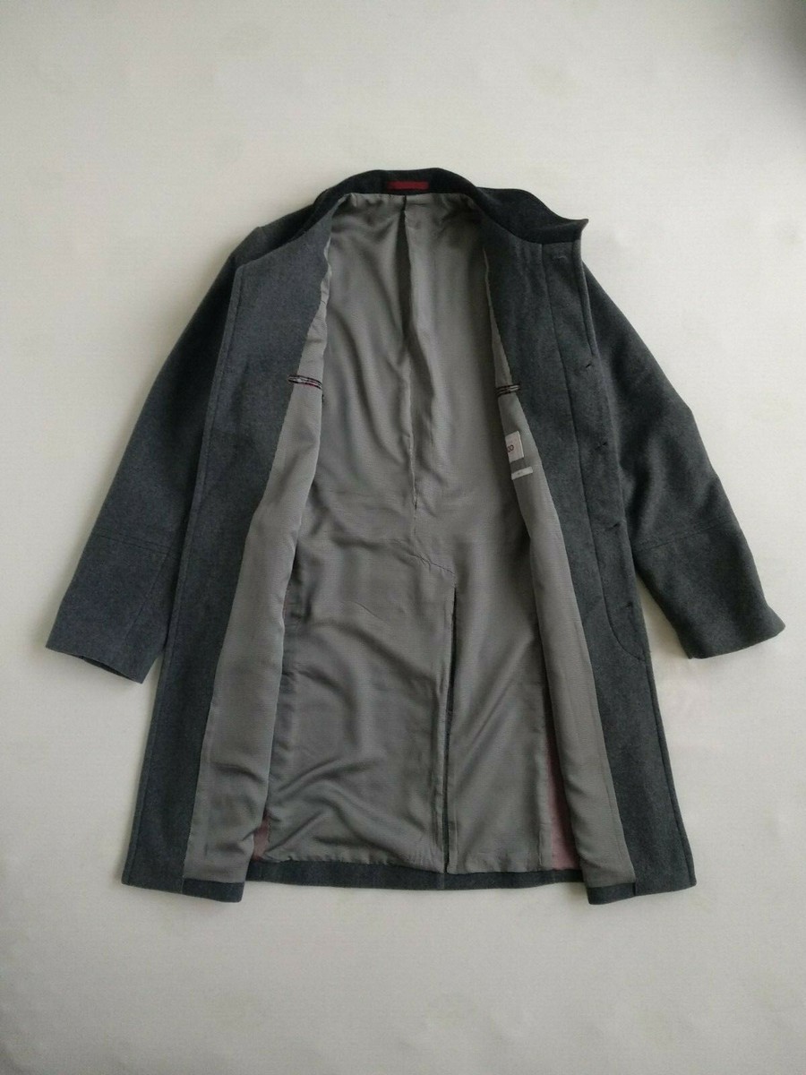 KENZO Overcoat Topcoat Coat - SLIM FIT - Wool & Cashmere - Sz EU