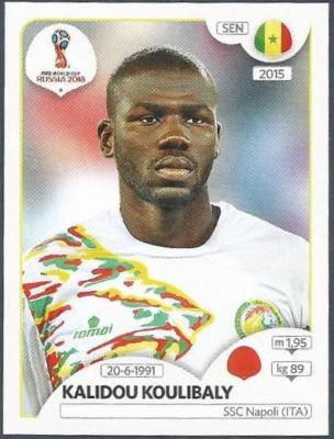 PANINI FIFA WORLD CUP - 2018 RUSSIA - #617 - SENEGAL - KALIDOU KOULIBALY