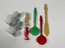 7 Mr. Peanut collectibles lot Planters knife whistles spoons salt & pepper group