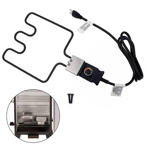 1500 Watts Electric Smoker & Grill Heating Element Replacement Part with Cord - Picture 1 of 12