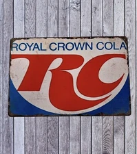 RC Cola Vintage Style Tin Metal Bar Sign Poster Man Cave Collectible New