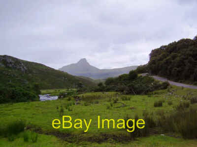 Photo 6x4 Strath Polly River Polly Looking SE towards Stac Pollaidh c2005