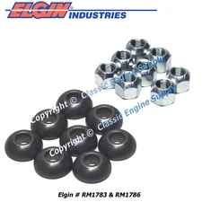 Rocker Arm Lock Nut & Ball Set Fits Some Chevy & MerCruiser 2.5L 153 & 3.0L 181