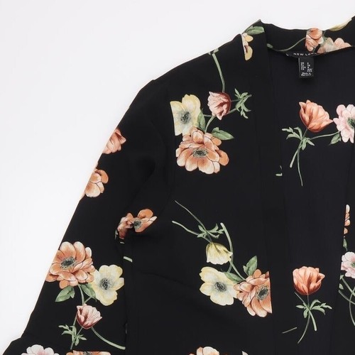Chaqueta floral negra para mujer New Look talla 8 - Imagen 3 de 12