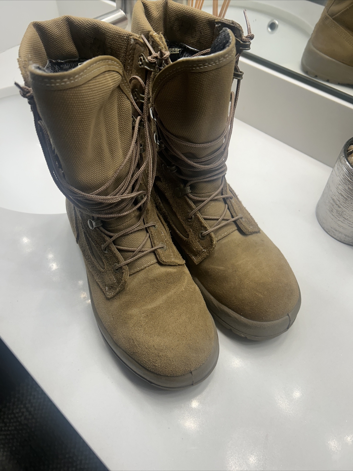Belleville AFTW 14.0 R Military Goretex Boots 16-D-1023 Certified Vibram Military Belleville US Army Air Force Flight Work 790G  main image 2