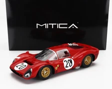New MITICA FERRARI 330 P3 4.0L V12 N20 24h 1966 1:18 Model Car RED 101020 KidBX
