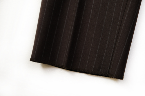 Men's Light Brown Striped Single Breasted Suit w/ Adjustable Waist 34S-52L NEW - Bild 17 von 18