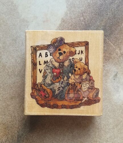 Uptown Rubber Stamp Boyd's Bear Collection - Mrs. Bruin & Bailey H21128