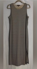 Banana Republic Women’s Black and White Layered Dress Size Medium 