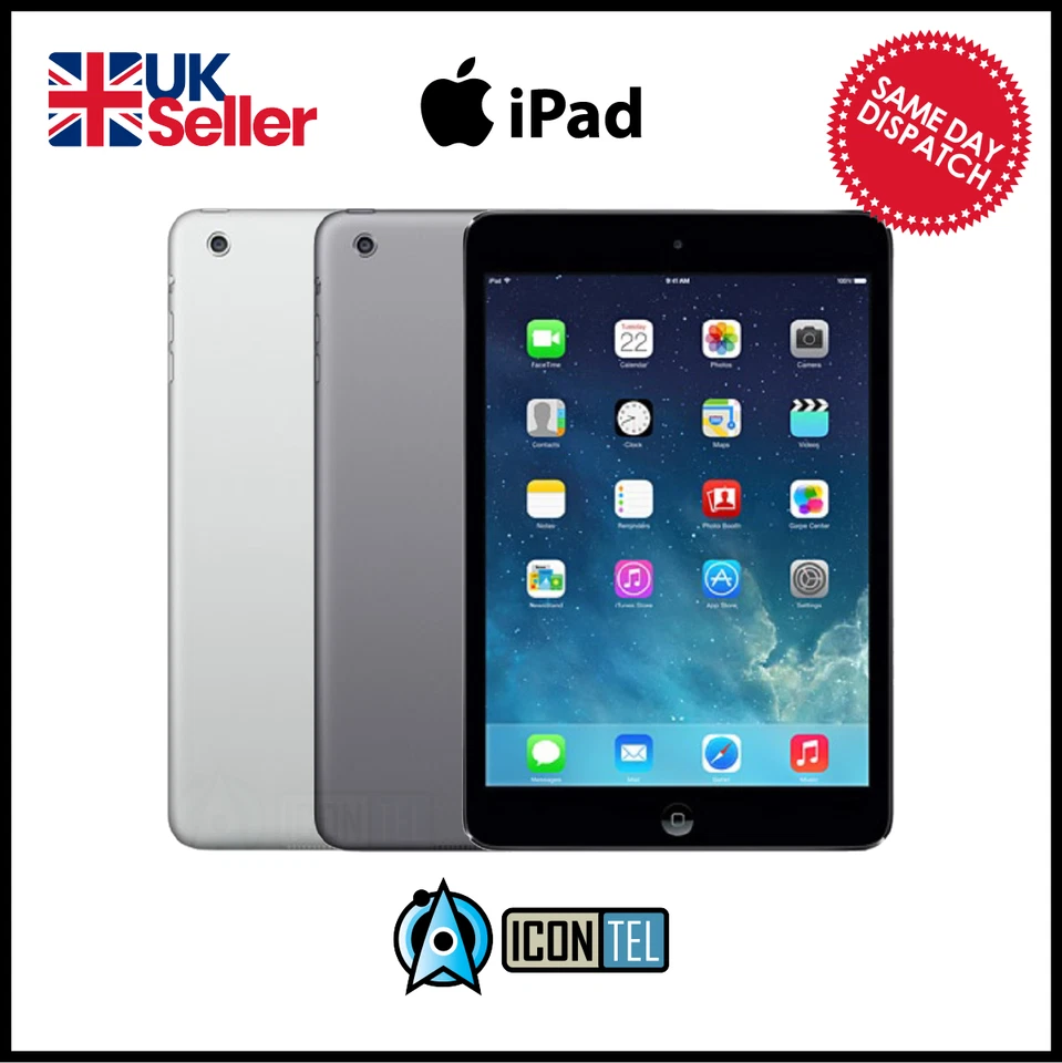 Apple iPad Mini 3 16GB 32GB 64GB, Wi-Fi, 4G VARIOUS COLOURS Pristine Condition - Image 2 of 2