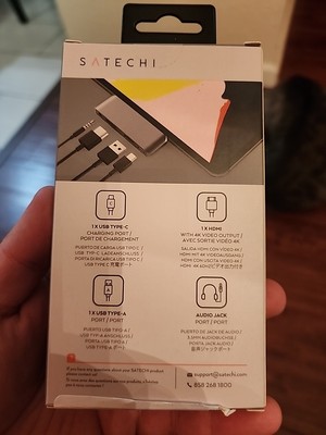 Satechi Aluminum Type-c Mobile Pro Hub Adapter With Usb-c PD  