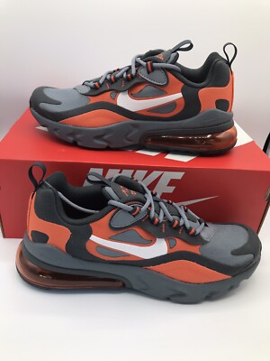 NIKE AIR MAX 270 REACT RUNNING SHOES GS SIZE WOMEN S 7.5 (6Y) ORANGE BQ0103-006