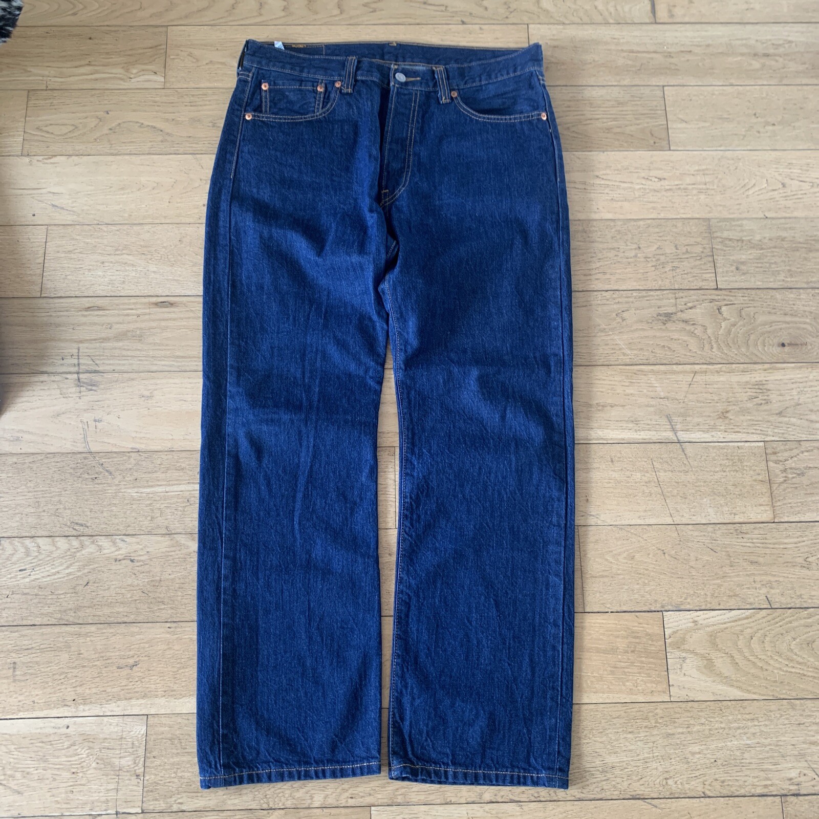 LEVI’S 501 BLUE JEANS W 34 X L 30 MENS EXCELLENT COND… Gem