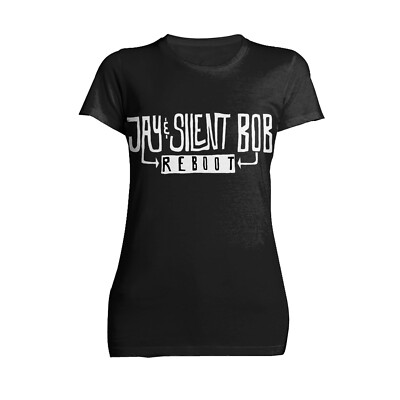 Kevin Smith Jay and Silent Bob Reboot Movie Logo Official Damen T-Shirt