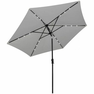 3 0m Outdoor Led Solar Light Cantilever Umbrella Garden Pool Side Patio Umbrella Ebay
