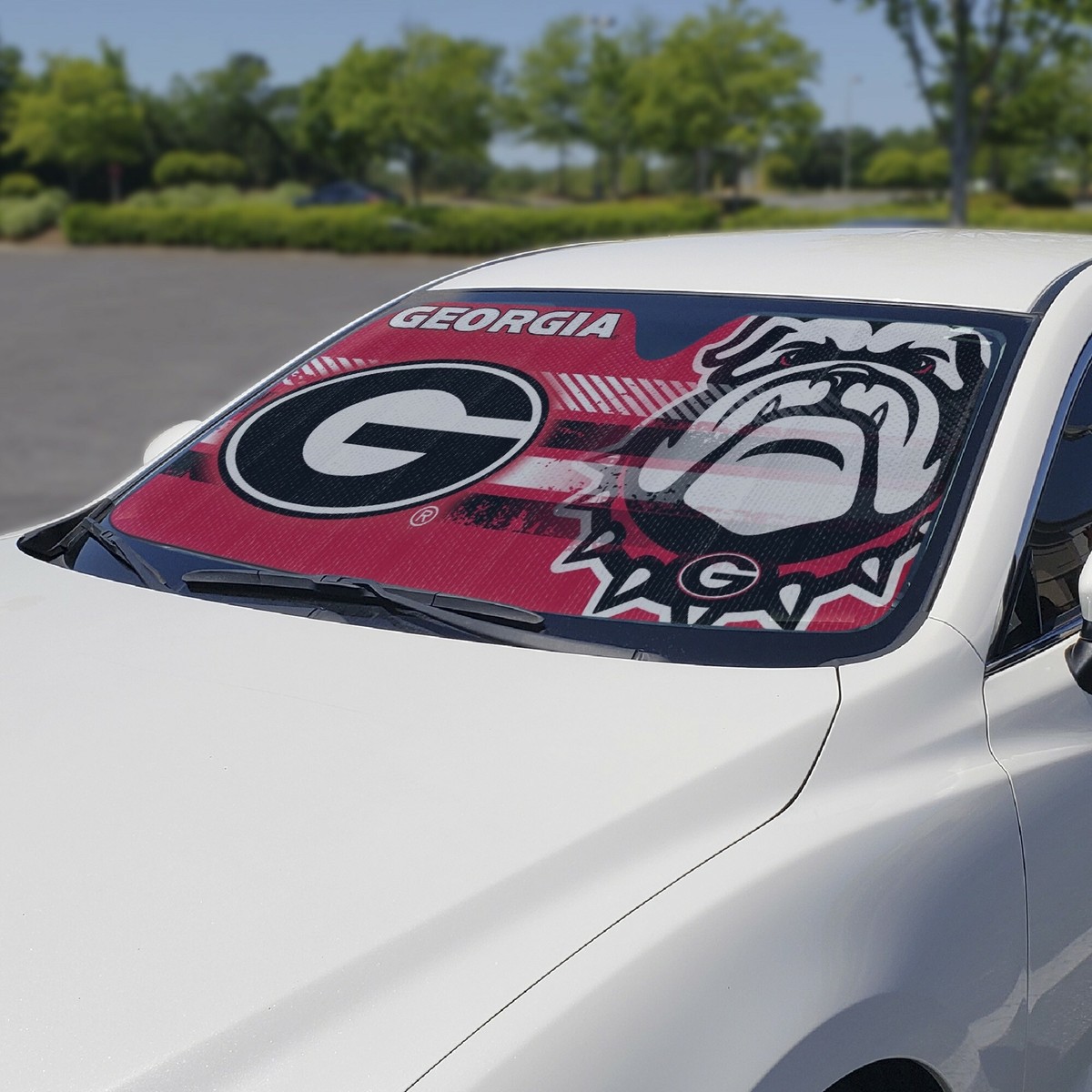 Fanmats 60007 Georgia Bulldogs Windshield Sun Shade | eBay