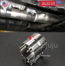 Aluminized Steel Lap Joint Clamp Sleeve Band Fit VW 2.75" Muffler Exhaust Pipe