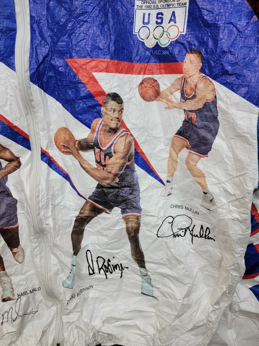 Rare Vintage TYVEK Dream Team USA Olympic Basketball 1992 Paper
