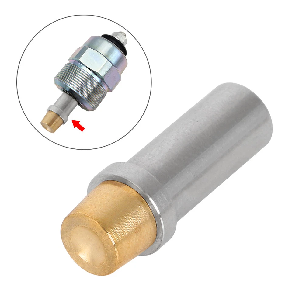 Bomba giratoria VE cierre de combustible solenoide punta de latón émbolo para Dodge D250 W250 W350 Foto 2 de 4