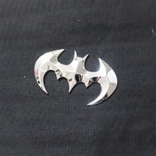 1x Chrome Silver Bat Metal Badge Sticker Emblem Decal Engine Motors Turbo Racing 1x Chrome Silver Bat Metal Badge Sticker Emblem Decal Engine Motors Turbo Racing