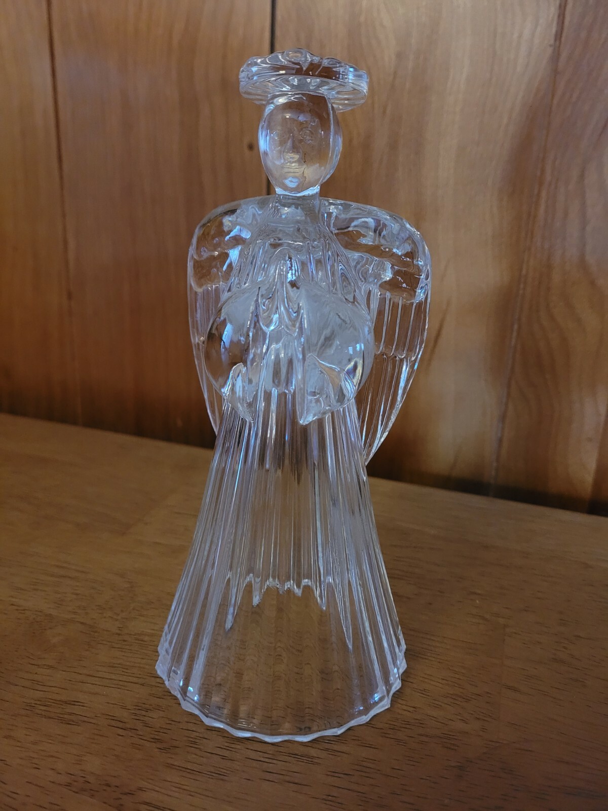 7" Lead Crystal Angel Candle Holder eBay