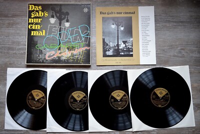 Das Gab's Nur Einmal - 4 LP's BOX SET - CHANSON FILM SCHLAGER  Telefunken 30/1-4