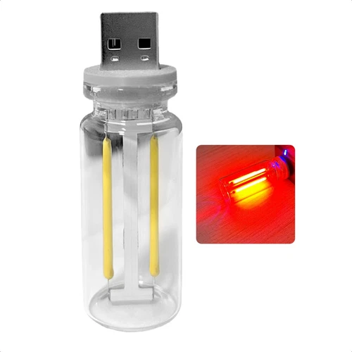 2X Retro Car Lamps USB LED Car Interior Atmosphere Lights Plug-in USB Night Lamp - Bild 18 von 28