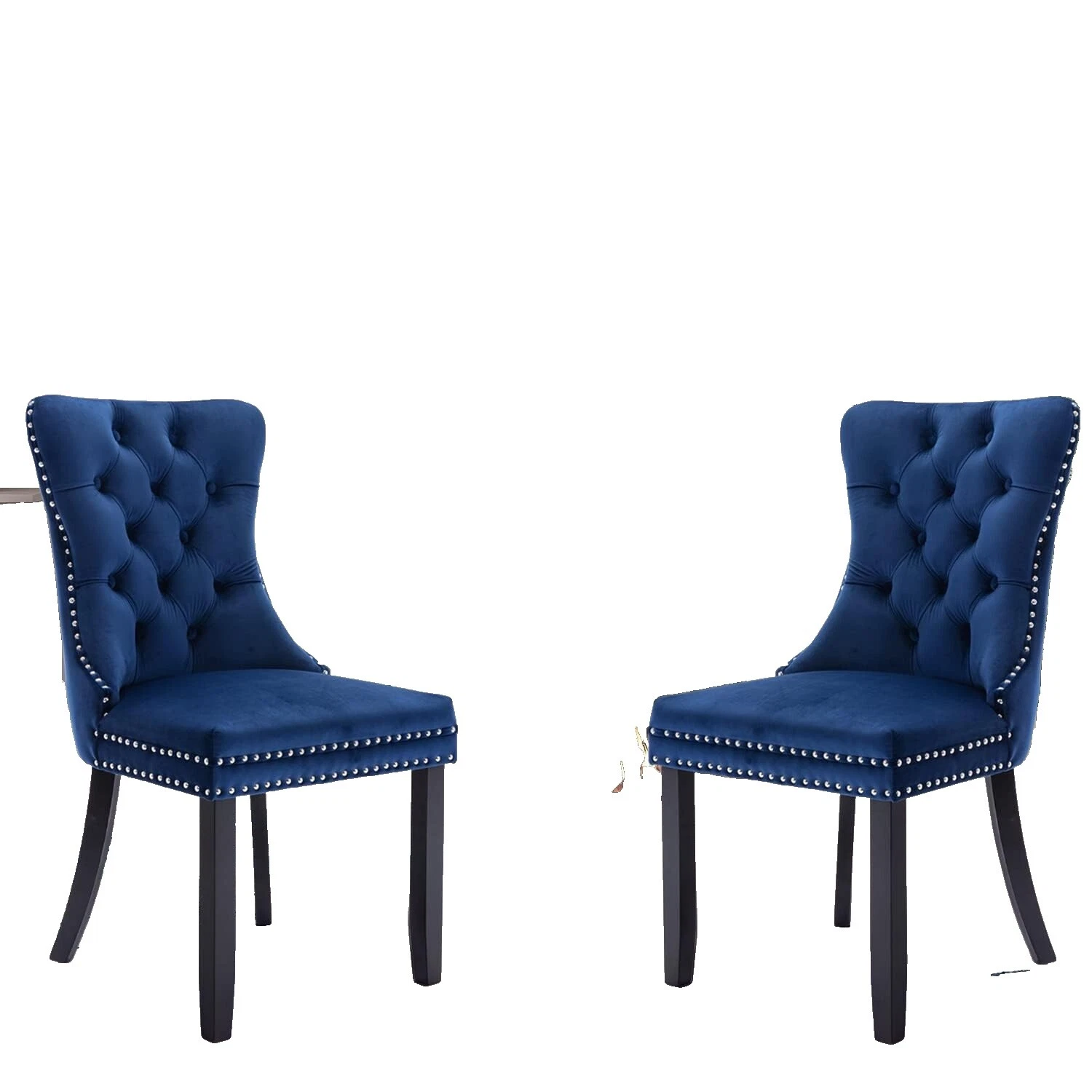 Sillas de terciopelo multicolor