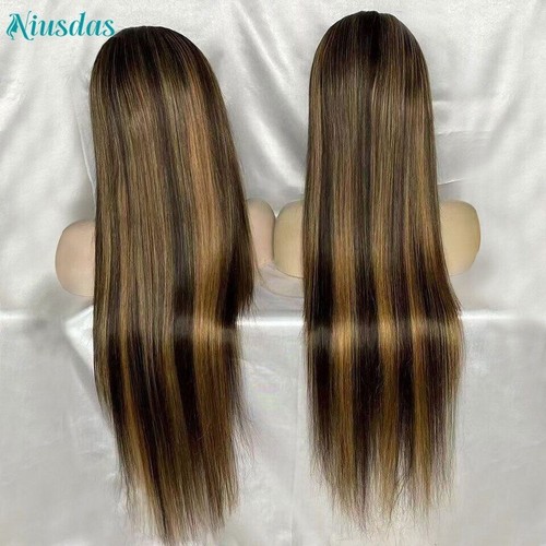 4*4 Straight Lace Front Wig Brazilian Closure Wig For Women Human Hair For Women - Foto 6 di 13