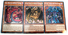 Yugioh Heilige Ungeheuer Set | Hamon + Uria + Raviel | Secret Rare | Deutsch