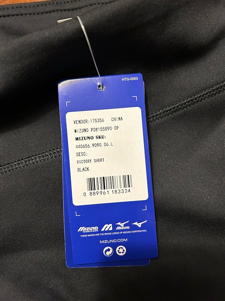 Mizuno Women’s Victory Volleyball Performance Shorts 3.5” Large L