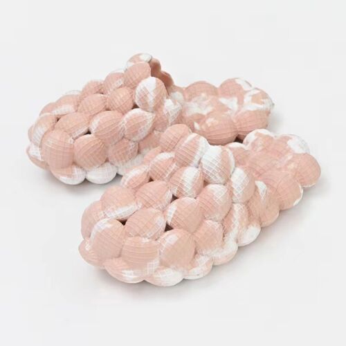 Herren Frauen Massage Bubble Pantoletten Hausschuhe lustig Lychee rutschfeste Spa Hausschuhe - Bild 15 von 16