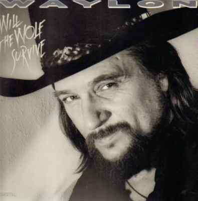 Waylon Jennings Will The Wolf Survive NEAR MINT MCA Vinyl LP