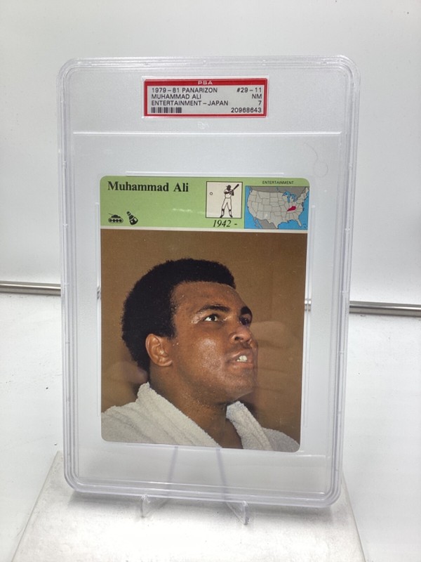 1979-81 Panarizon Japan #29-11 Muhammad Ali PSA 7