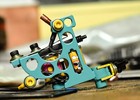Handmade tattoo machine medium liner 5-14rs, Running 140-145 Hz @ 4.5 V Unloaded