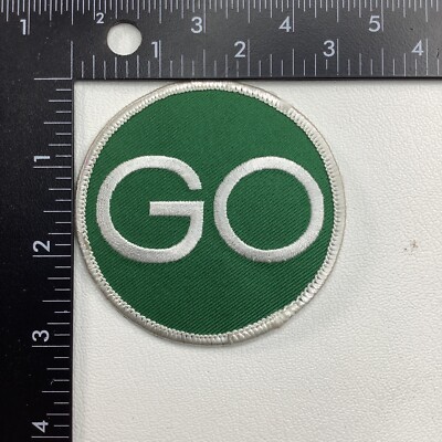 3'' Version Green Means GO ! ~ Logo Jacket Patch 72Y9